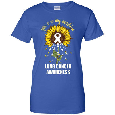 You Are My Sunshine Lung Cancer Awareness-T-Shirt & Hoodie-Women's T-Shirt-Royal