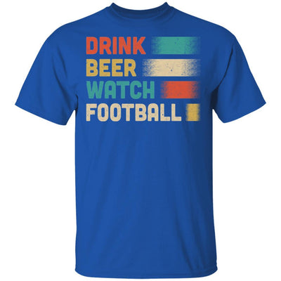 Vintage Drink Beer Watch Football For Gameday-T-Shirt & Hoodie-Classic T-Shirt-Royal