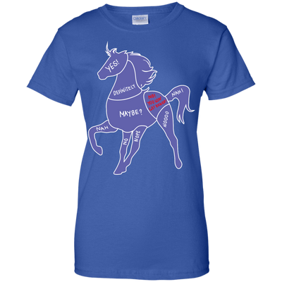 Proper way to pet a Horse lover-T-Shirt & Hoodie-Women's T-Shirt-Royal