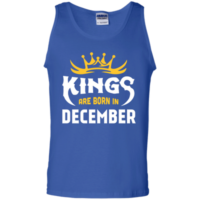 Kings Are Born In December-T-Shirt & Hoodie-Unisex Tank-Royal