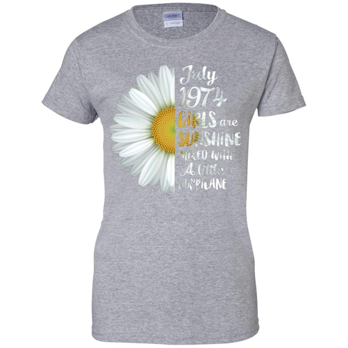 July Girls 1969 52th Birthday Gifts-T-Shirt & Tank Top-Women's T-Shirt-Sport Grey