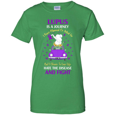 Lupus Awareness Is A Journey-T-Shirt & Hoodie-Women's T-Shirt-Irish Green