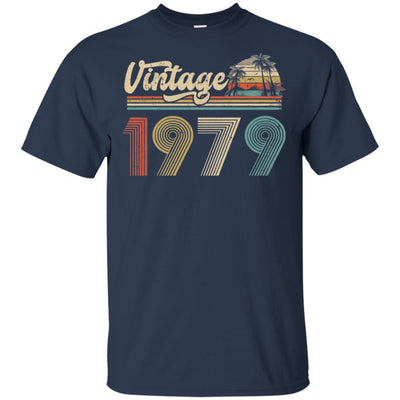 42th Birthday Gift Vintage 1979 Classic-T-Shirt & Hoodie-Classic T-Shirt-Navy