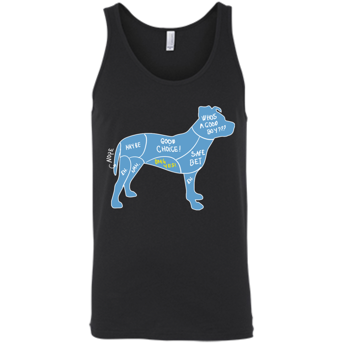 Proper Way To Pet A Dog Pitbull Lover-T-Shirt & Hoodie-Unisex Tank-Black