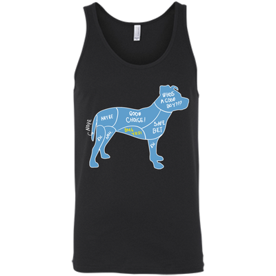 Proper Way To Pet A Dog Pitbull Lover-T-Shirt & Hoodie-Unisex Tank-Black