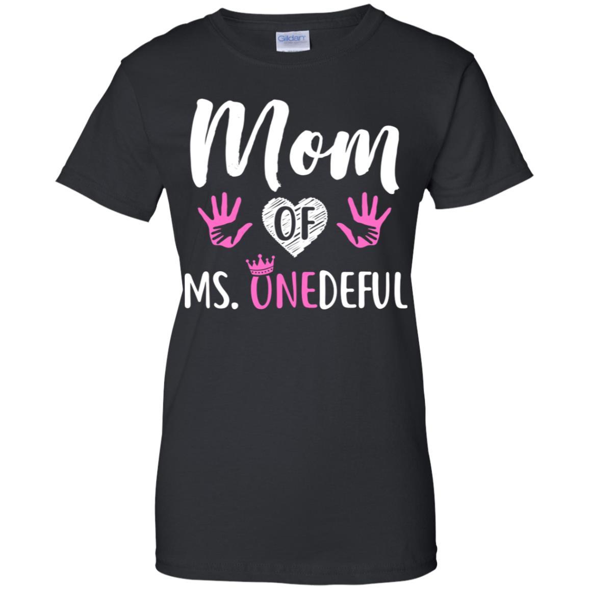 Funny Mom Of Ms. Onederful Wonderful 1st Birthday Girl