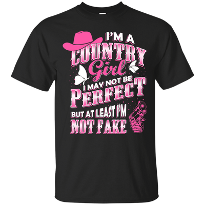 I May Not Be Perfect But At Least I'm Not Fake-T-Shirt & Hoodie-Classic T-Shirt-Black