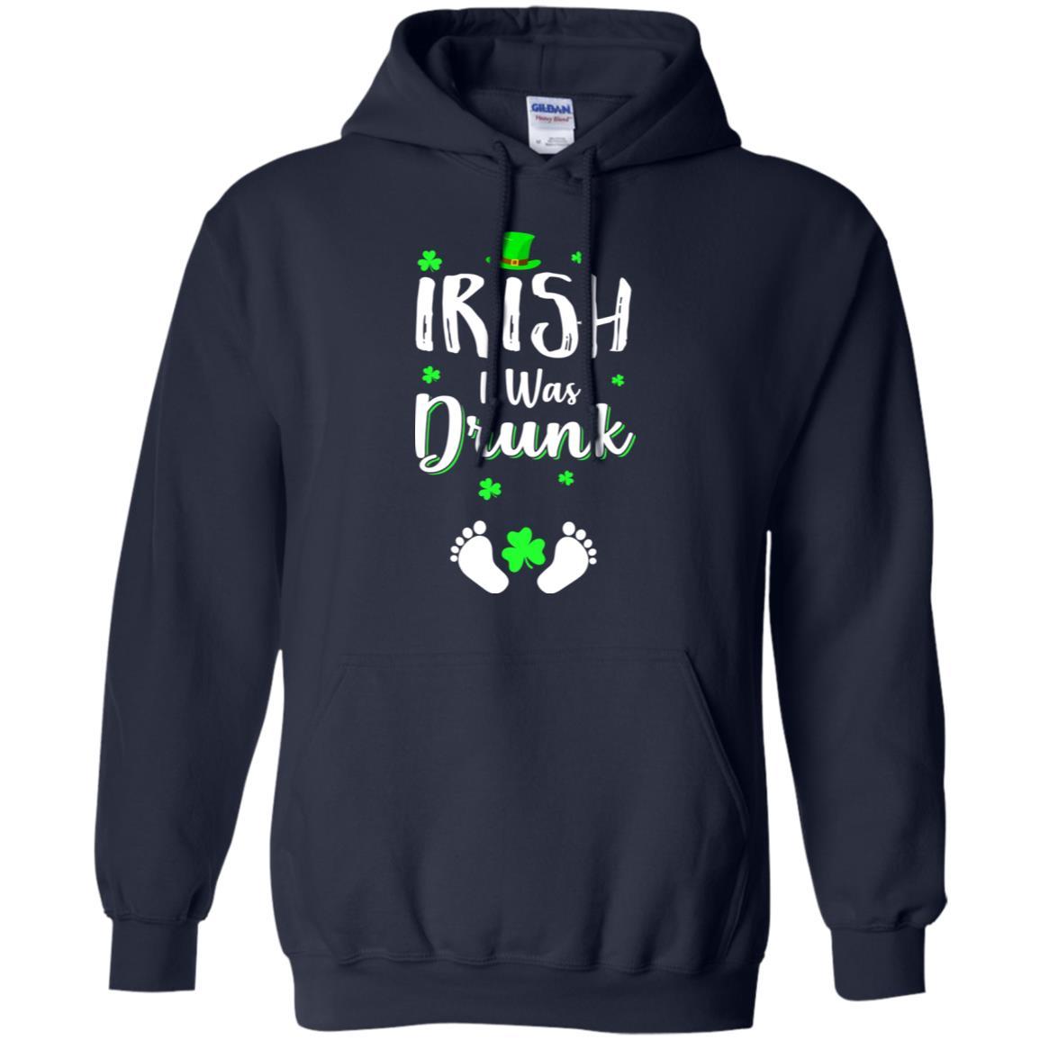 Funny St Patricks Day Pregnancy Announcement Mommy-T-Shirt & Hoodie-Pullover Hoodie-Navy