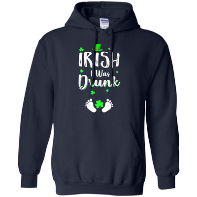 Funny St Patricks Day Pregnancy Announcement Mommy-T-Shirt & Hoodie-Pullover Hoodie-Navy