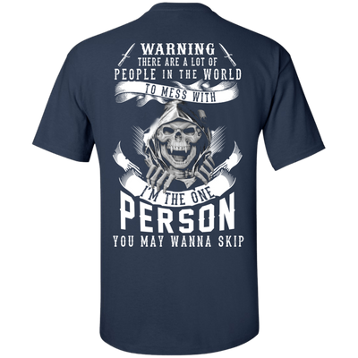 I'm The One Person You May Wanna Skip-T-Shirt & Hoodie-Classic T-Shirt-Navy