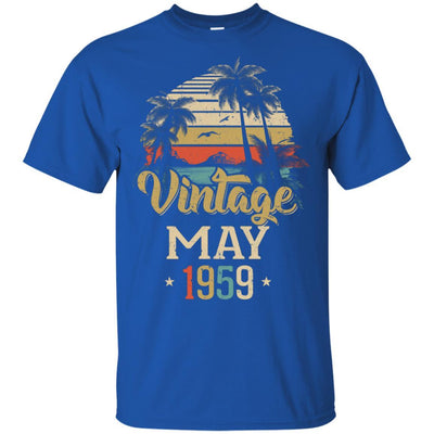 Retro Classic Vintage May 1959 62th Birthday Gift-T-Shirt & Hoodie-Classic T-Shirt-Royal