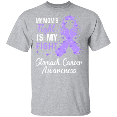 My Mom's Fight Is My Fight Stomach Cancer Awareness-T-Shirt & Hoodie-Classic T-Shirt-Sport Grey