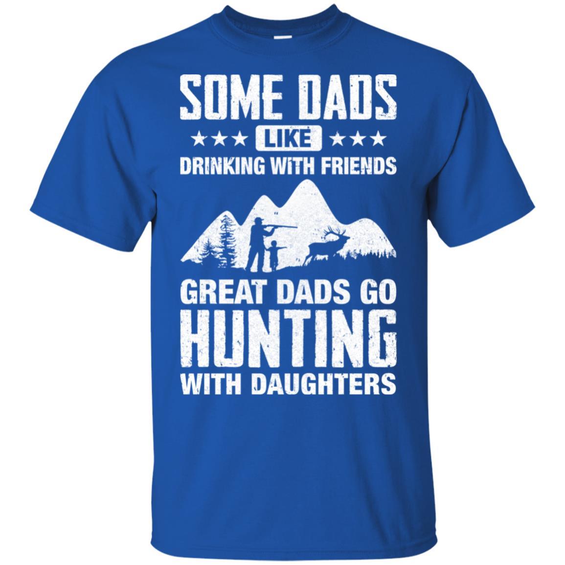 Great Dad Go Hunting With Daughters Father Day Gift-T-Shirt & Hoodie-Classic T-Shirt-Royal