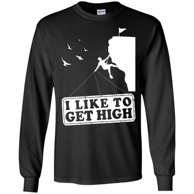 I Like To Get High-T-Shirt & Hoodie-Long Sleeve T-Shirt-Black