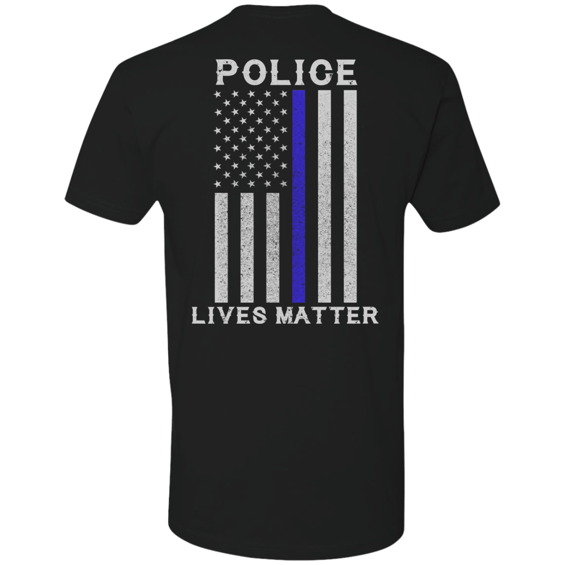 Police Lives Matter Thin Blue Line-T-Shirt & Hoodie-Premium T-Shirt-Black