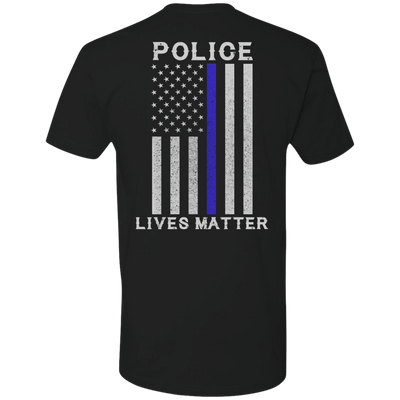 Police Lives Matter Thin Blue Line-T-Shirt & Hoodie-Premium T-Shirt-Black