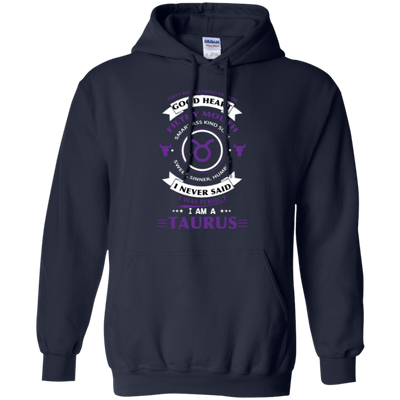 I'm A Taurus-T-Shirt & Hoodie-Pullover Hoodie-Navy