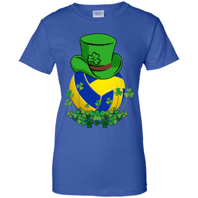 Shamrock Volleyball Leprechaun St Patricks Day-T-Shirt & Hoodie-Women's T-Shirt-Royal