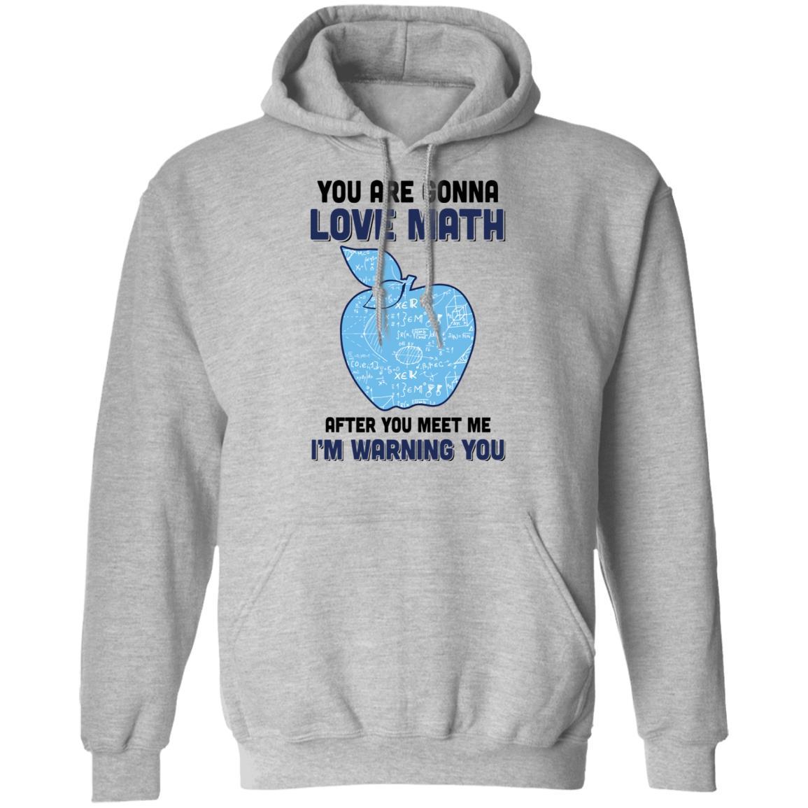 You Are Gonna Love Math Teacher Gifts-T-Shirt & Hoodie-Pullover Hoodie-Sport Grey