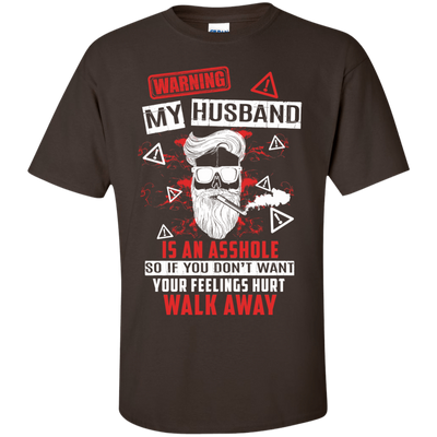 My Husband Is An A**hole-T-Shirt & Hoodie-Classic T-Shirt-Dark Chocolate