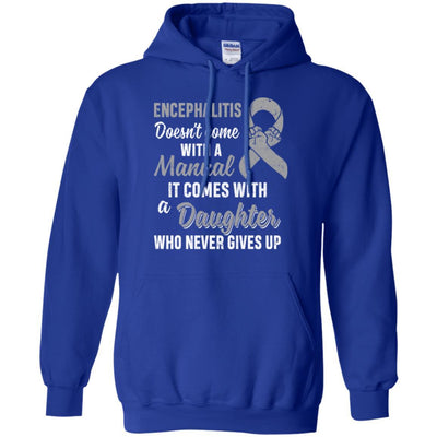 Encephalitis Awareness Daughter Warrior Gifts-T-Shirt & Hoodie-Pullover Hoodie-Royal