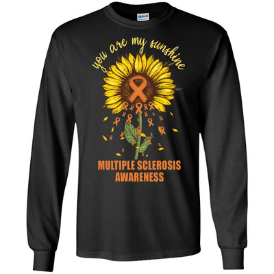 You Are My Sunshine Multiple Sclerosis Awareness-T-Shirt & Hoodie-Long Sleeve T-Shirt-Black