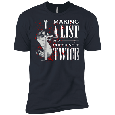 Making A List And Check It-T-Shirt & Hoodie-Premium T-Shirt-Indigo