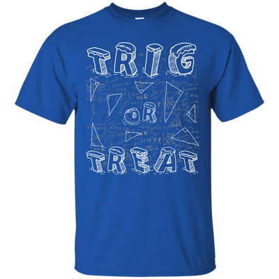 Trig Or Treat Math-T-Shirt & Hoodie-Classic T-Shirt-Royal