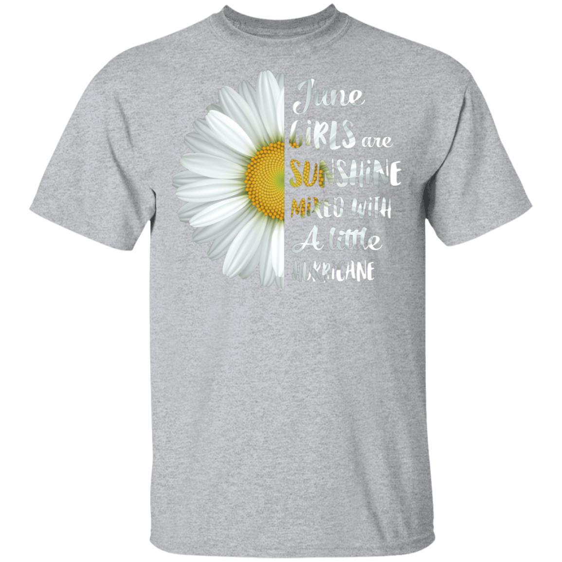 Daisy June Girls Birthday Gifts For Women-T-Shirt & Tank Top-Classic T-Shirt-Sport Grey