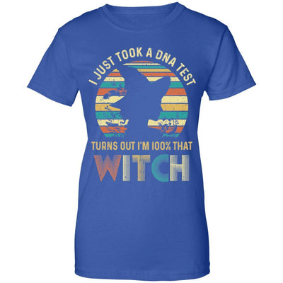 I Just Took A DNA Test Turns Out I'm 100% Percent That Witch-T-Shirt & Tank Top-Women's T-Shirt-Royal