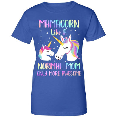 Mamacorn Like A Normal Mom Only More Awesome Unicorn Mom-T-Shirt & Hoodie-Women's T-Shirt-Royal