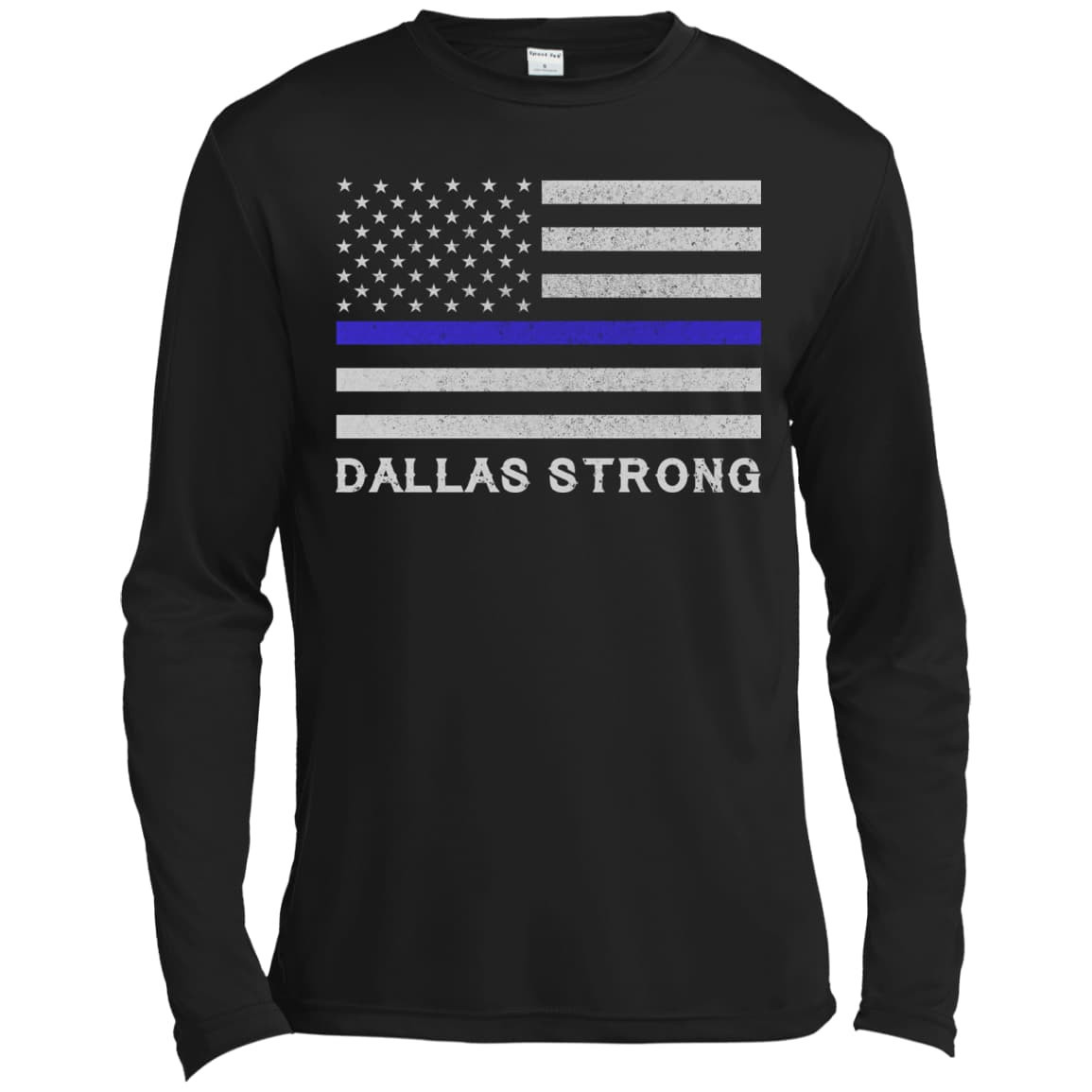 Dallas Strong-T-Shirt & Hoodie-Long Sleeve T-Shirt-Black