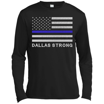 Dallas Strong-T-Shirt & Hoodie-Long Sleeve T-Shirt-Black