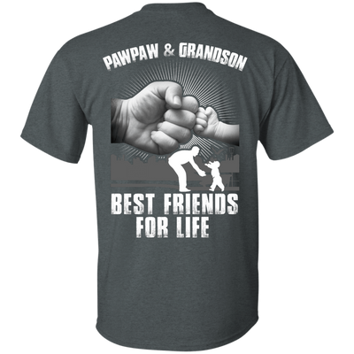 Pawpaw And Grandson Best Friends For Life-T-Shirt & Hoodie-Classic T-Shirt-Dark Heather