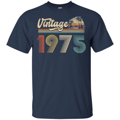 46th Birthday Gift Vintage 1975 Classic-T-Shirt & Hoodie-Classic T-Shirt-Navy