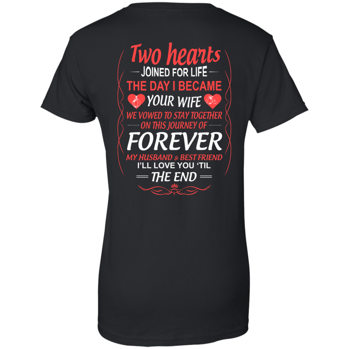 LOVE YOU TILL THE END-T-Shirt & Hoodie-Women's T-Shirt-Black