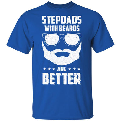Stepdads With Beards Are Better Father's Day Gifts-T-Shirt & Hoodie-Classic T-Shirt-Royal