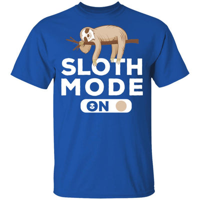 Sloth Mode On Funny Lazy Sleeping Sloth-T-Shirt & Tank Top-Classic T-Shirt-Royal