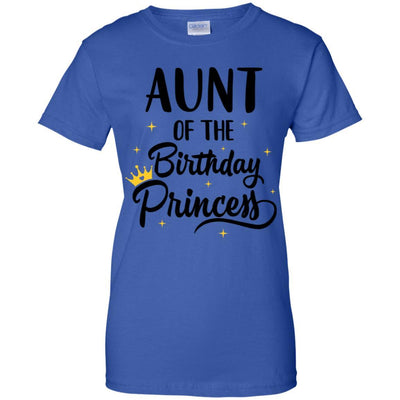 Aunt Of The Birthday Princess Matching Family Party-T-Shirt & Hoodie-Women's T-Shirt-Royal