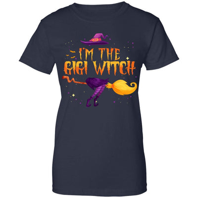 I Am The Gigi Witch Halloween Costume Gift-T-Shirt & Hoodie-Women's T-Shirt-Navy
