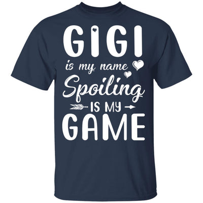 Gigi Is My Name Spoiling Is My Game Funny Mothers Day-T-Shirt & Tank Top-Classic T-Shirt-Navy