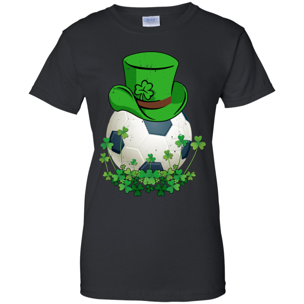 Shamrock Soccer Leprechaun St Patricks Day-T-Shirt & Hoodie-Women's T-Shirt-Black