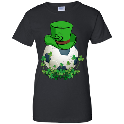 Shamrock Soccer Leprechaun St Patricks Day-T-Shirt & Hoodie-Women's T-Shirt-Black
