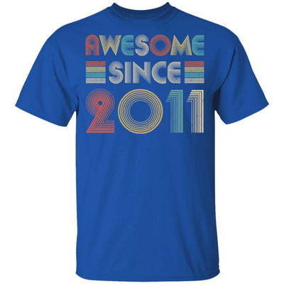Awesome Since 2011 10th Birthday Gifts Youth-Youth Shirt-Youth T-Shirt-Royal