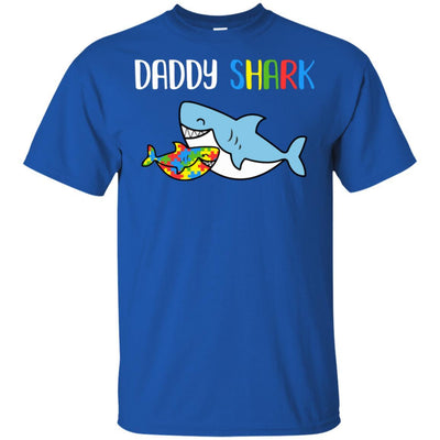 Daddy Shark Support Autism Awareness For Child-T-Shirt & Hoodie-Classic T-Shirt-Royal