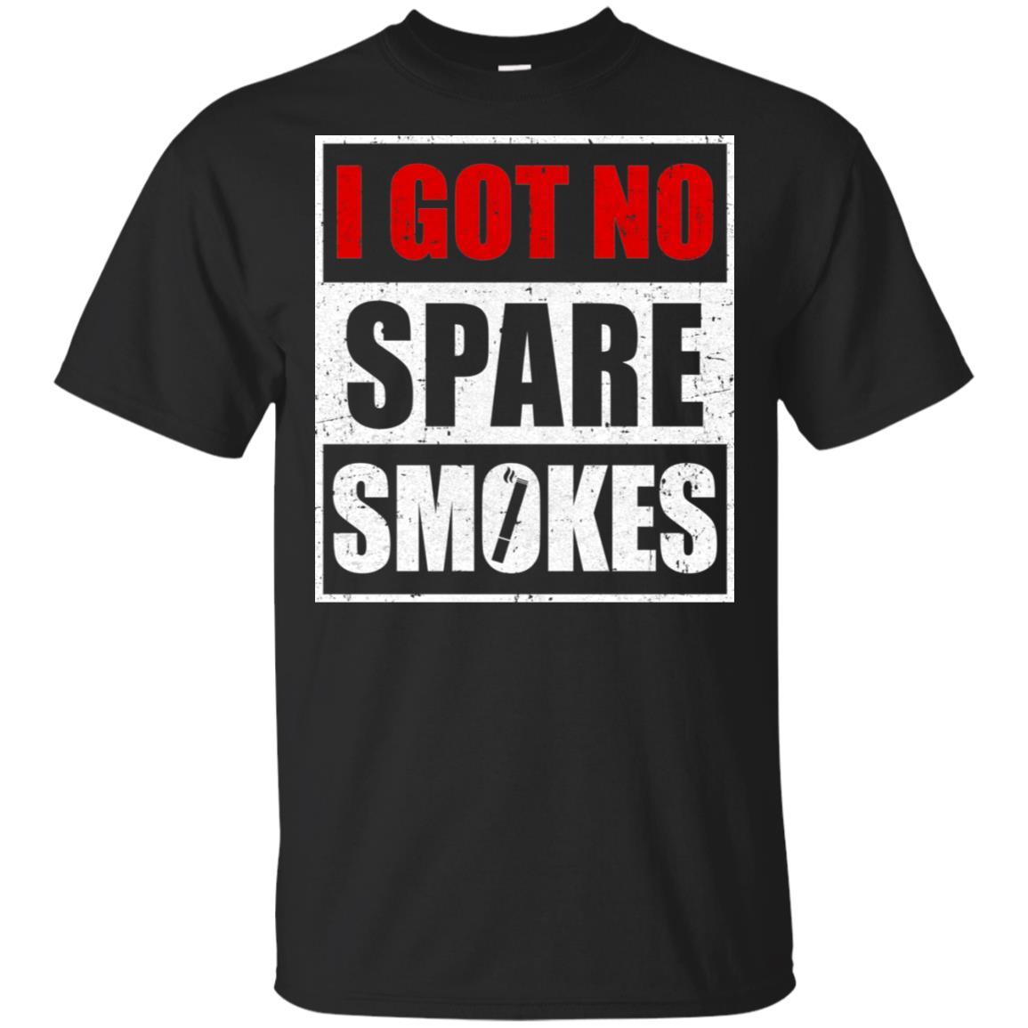 Funny I Got No Spare Smokes-T-Shirt & Hoodie-Classic T-Shirt-Black