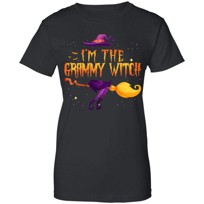 I Am The Grammy Witch Halloween Costume Gift-T-Shirt & Hoodie-Women's T-Shirt-Black