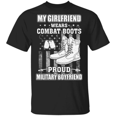 My Girlfriend Wears Combat Boots Proud Military Boyfriend-T-Shirt & Hoodie-Classic T-Shirt-Black