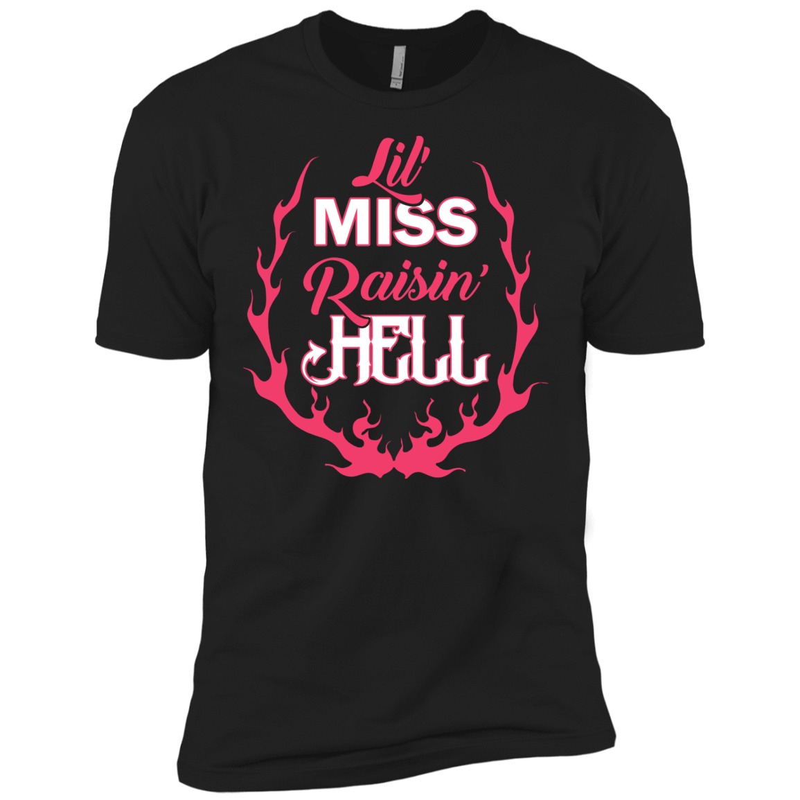 Lil' Miss Raisin Hell-T-Shirt & Hoodie-Premium T-Shirt-Black