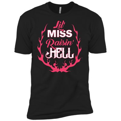 Lil' Miss Raisin Hell-T-Shirt & Hoodie-Premium T-Shirt-Black
